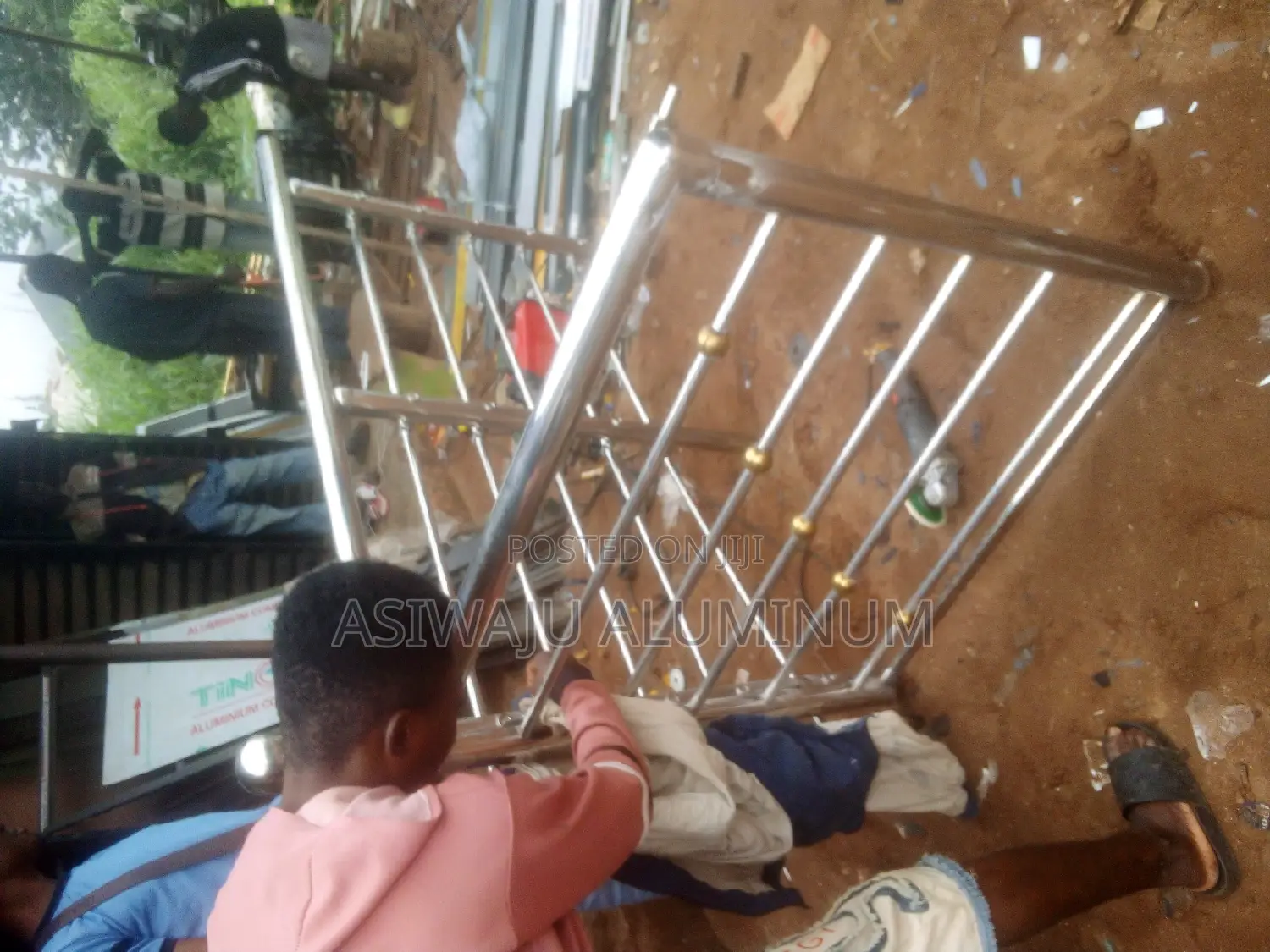 Stainless Handrails Installation