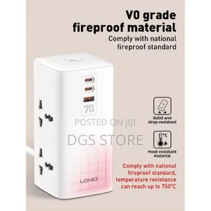 Ldnio Tower Extension Power Socket Sc4383 70w