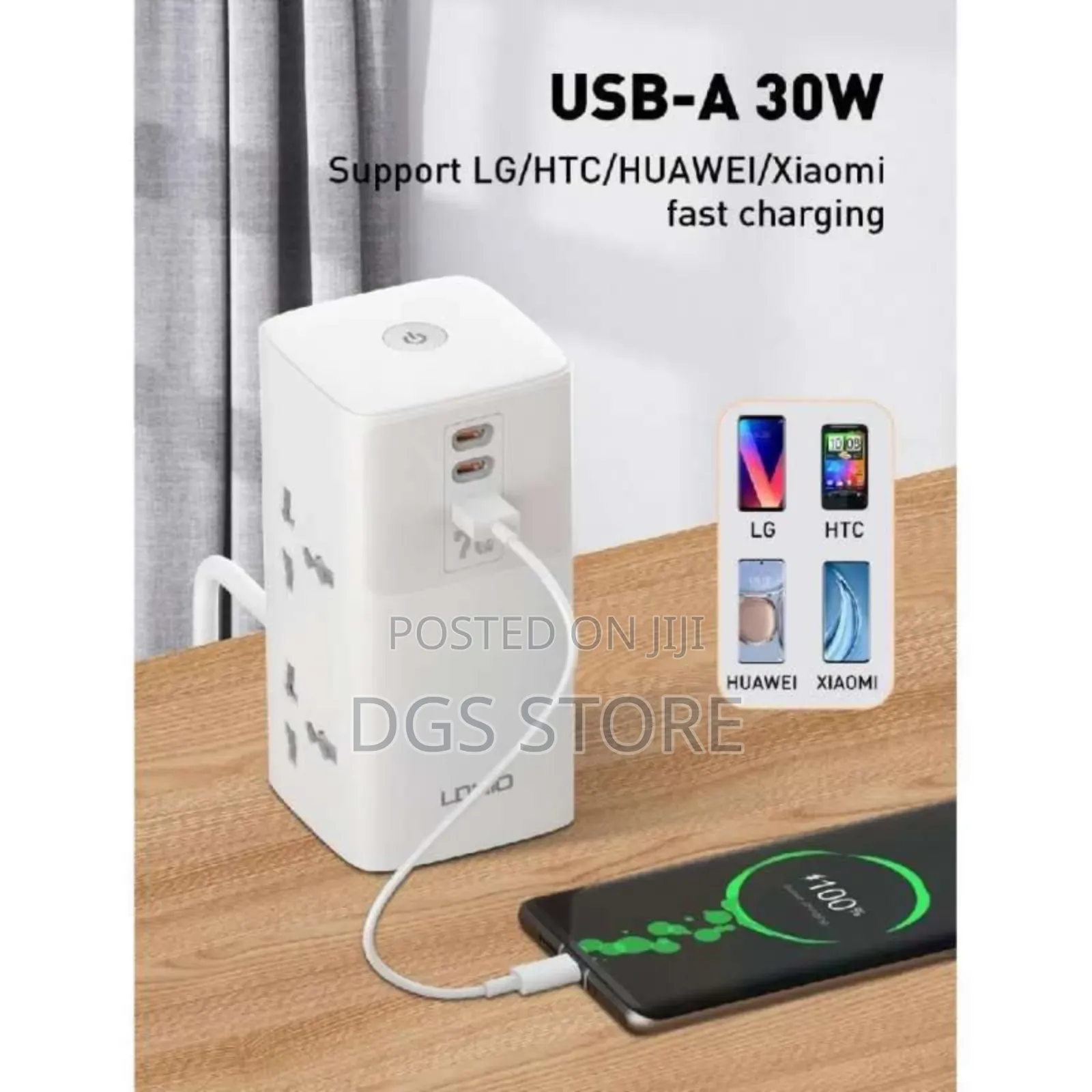 Ldnio Tower Extension Power Socket Sc4383 70w