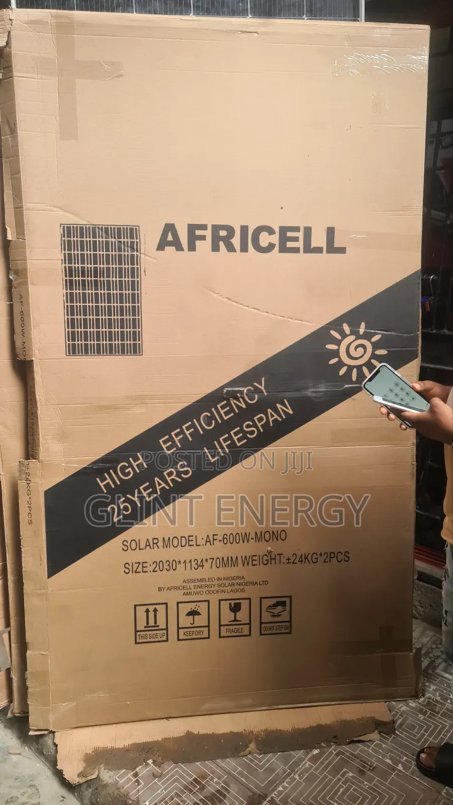 600w Africell Solar Panel