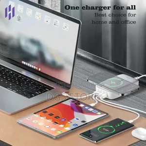 Photo - Ldnio 6in1 Desktop Charger Q4010 140w Gan Wireless Charging