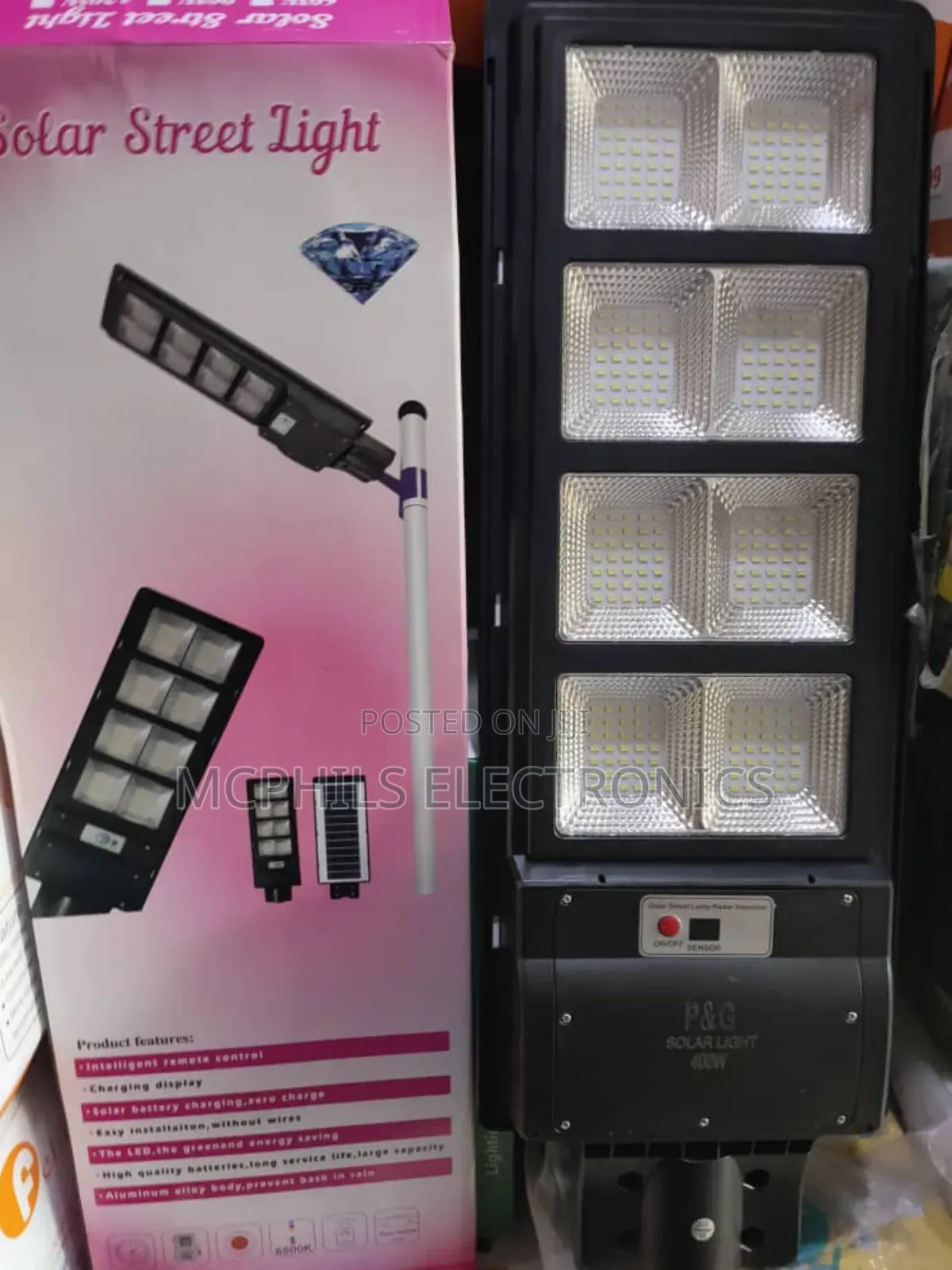 8 Eye Solar Powered Street Lights