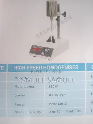 Homogenizer High Speed Model SH-2