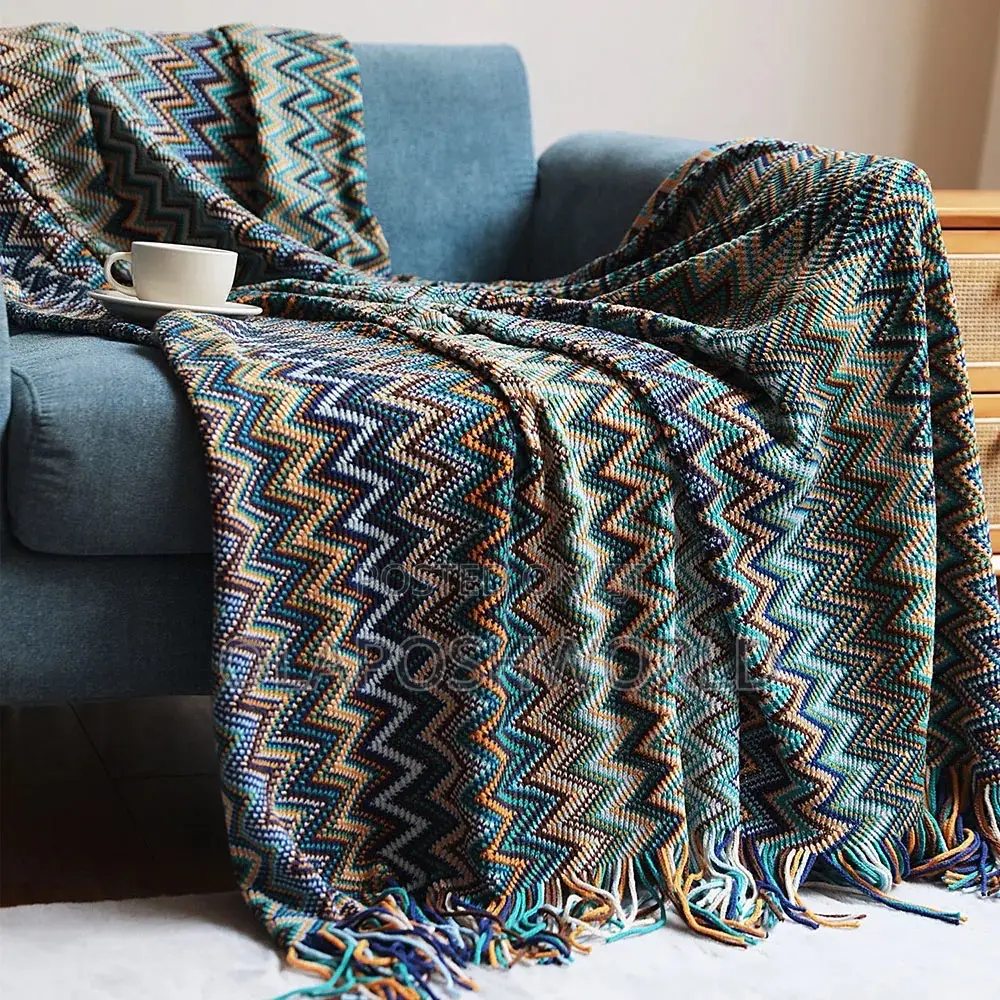Knitted Sofa Throw