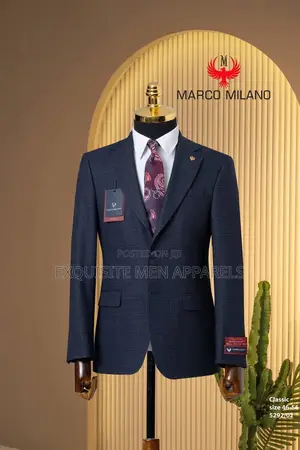 Marco Milano High Quality Turkish Blazer for Men’S Suit