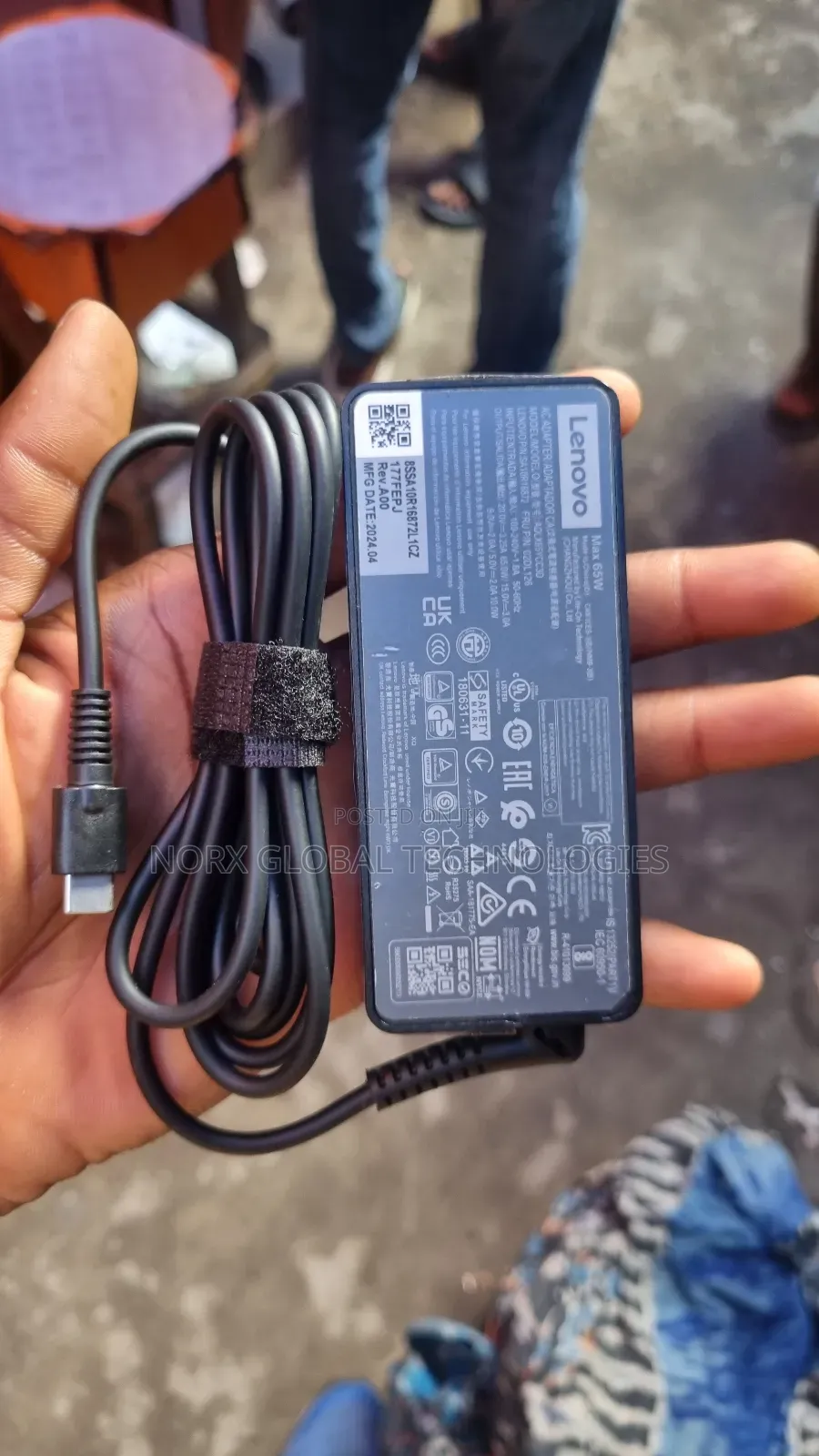 65w Lenovo Type C Adapter
