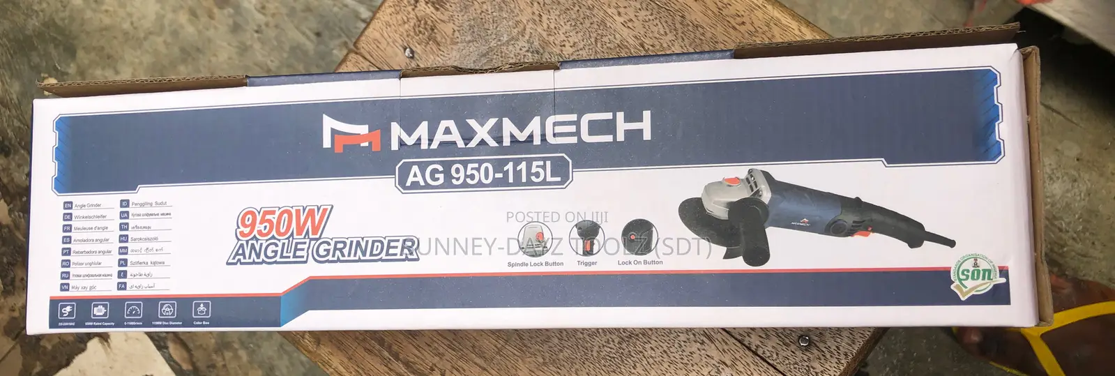 Maxmech 950W Angle Grinder