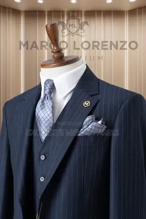 Classic Official Turkish Stripe Suit for Men Wears