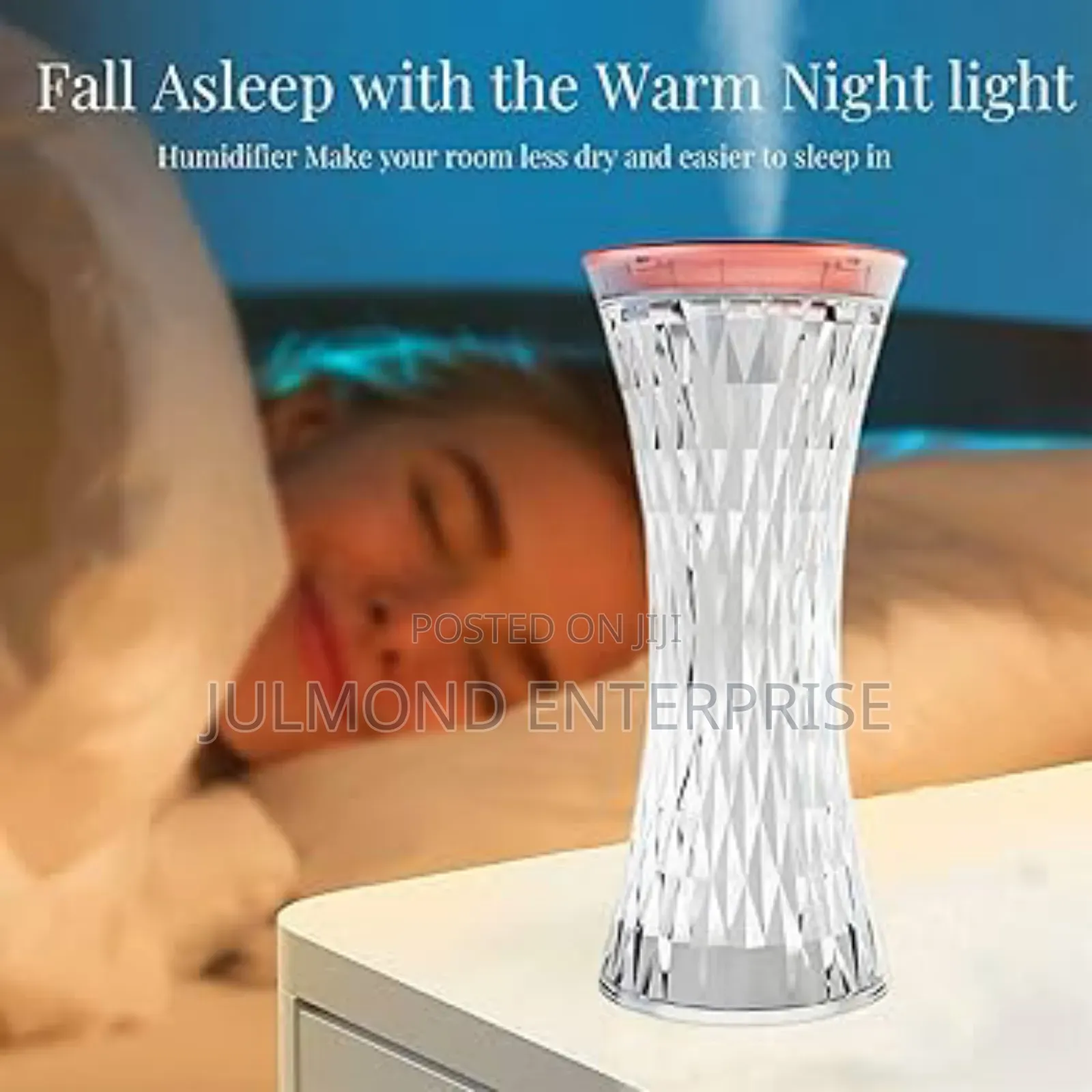 Crystal Humidifier With Lamp