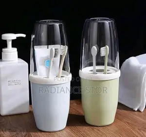 Quality Toothbrush Toothpaste Holder With Cover