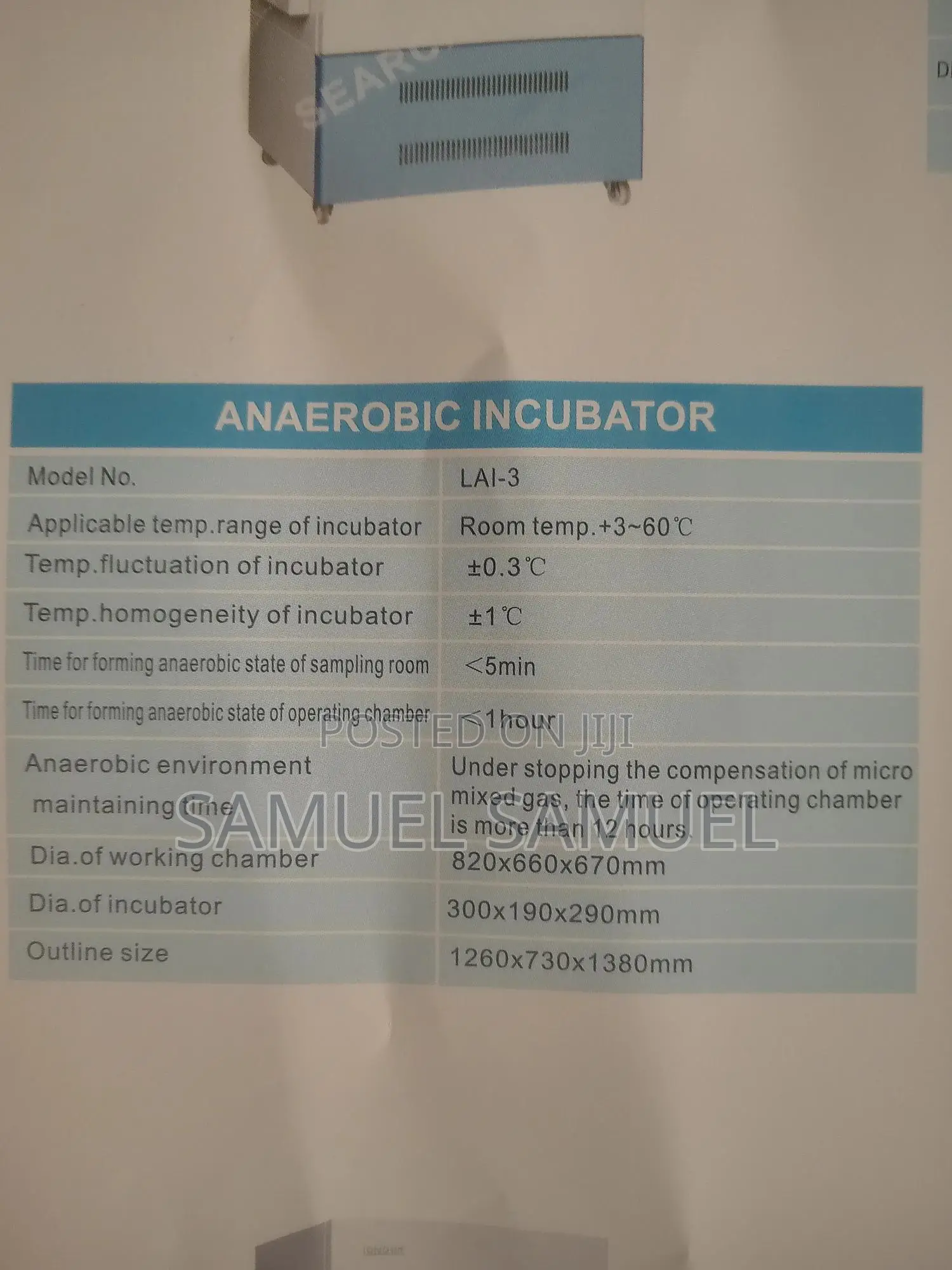 Anaerobic Incubator
