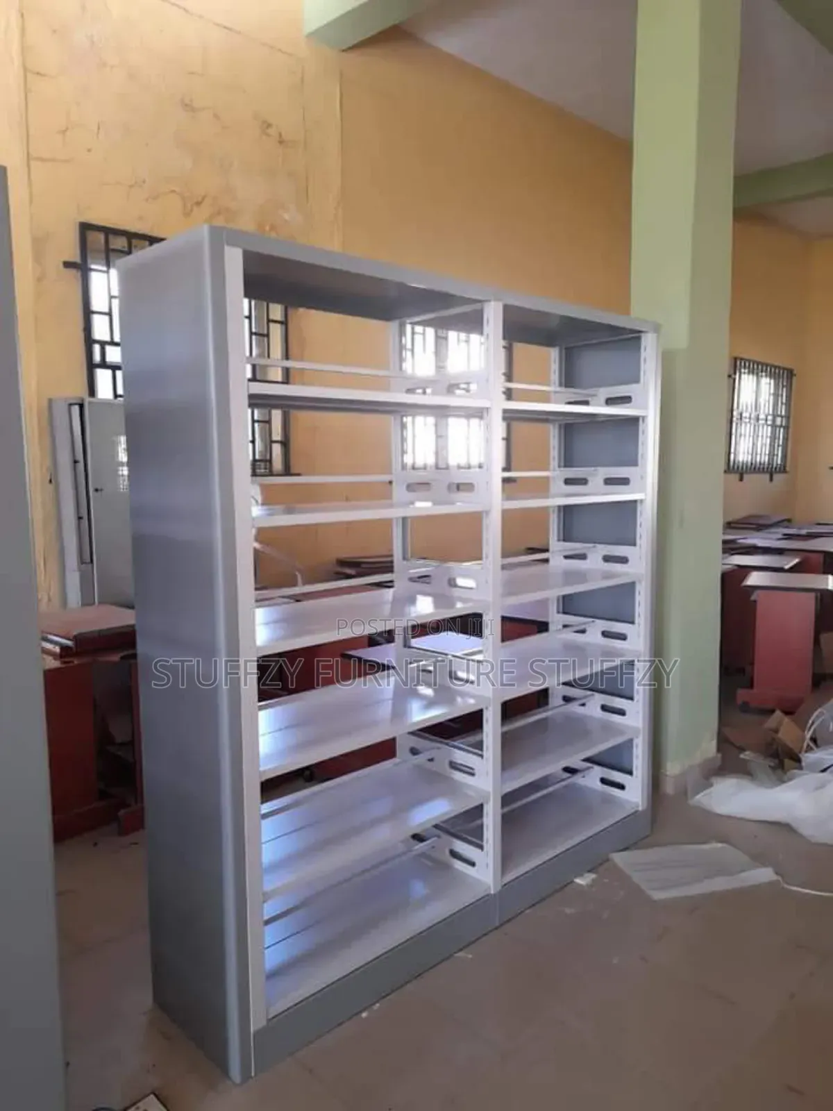 Metal Library Shelves