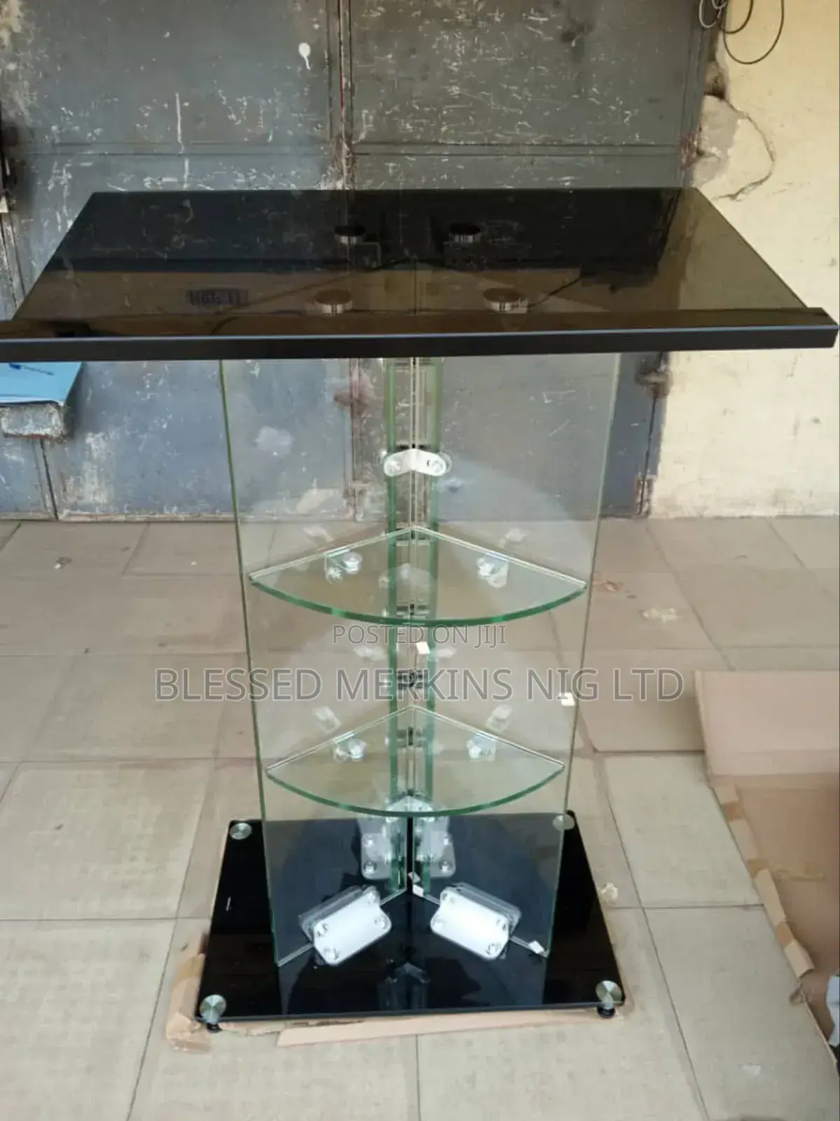 Glass Pulpit Stand