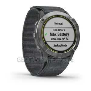 Garmin Enduro Steel With Gray Ultrafit Nylon Strap