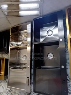 Double Bowl Single Tray Kitchen Sink