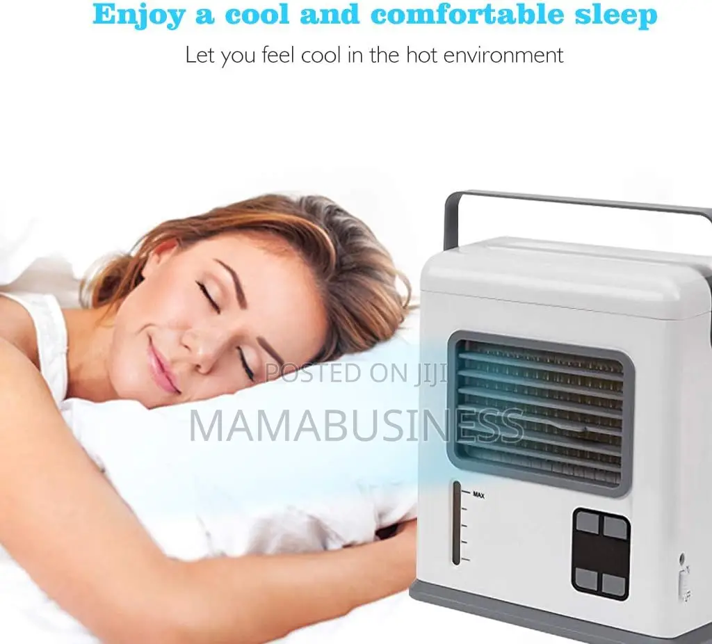 USB/Battery Powered Rechargeable Blu Breeze Air Cooler