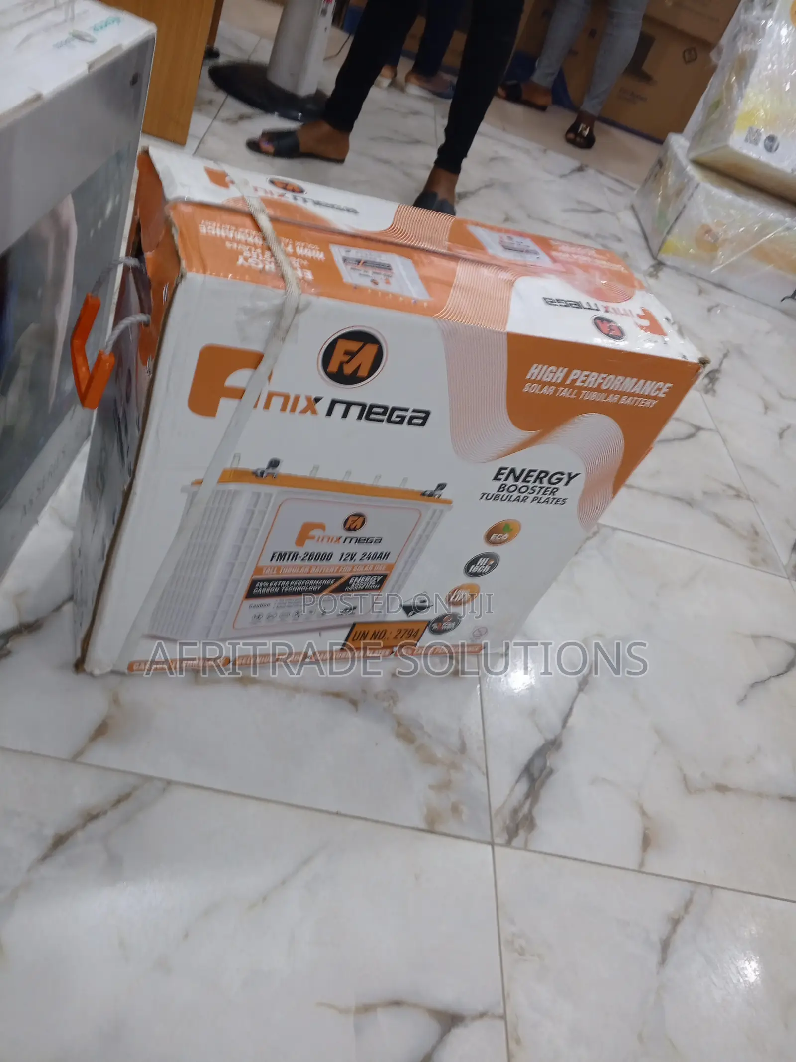 Finixmega 240ah Solar Tubular Battery