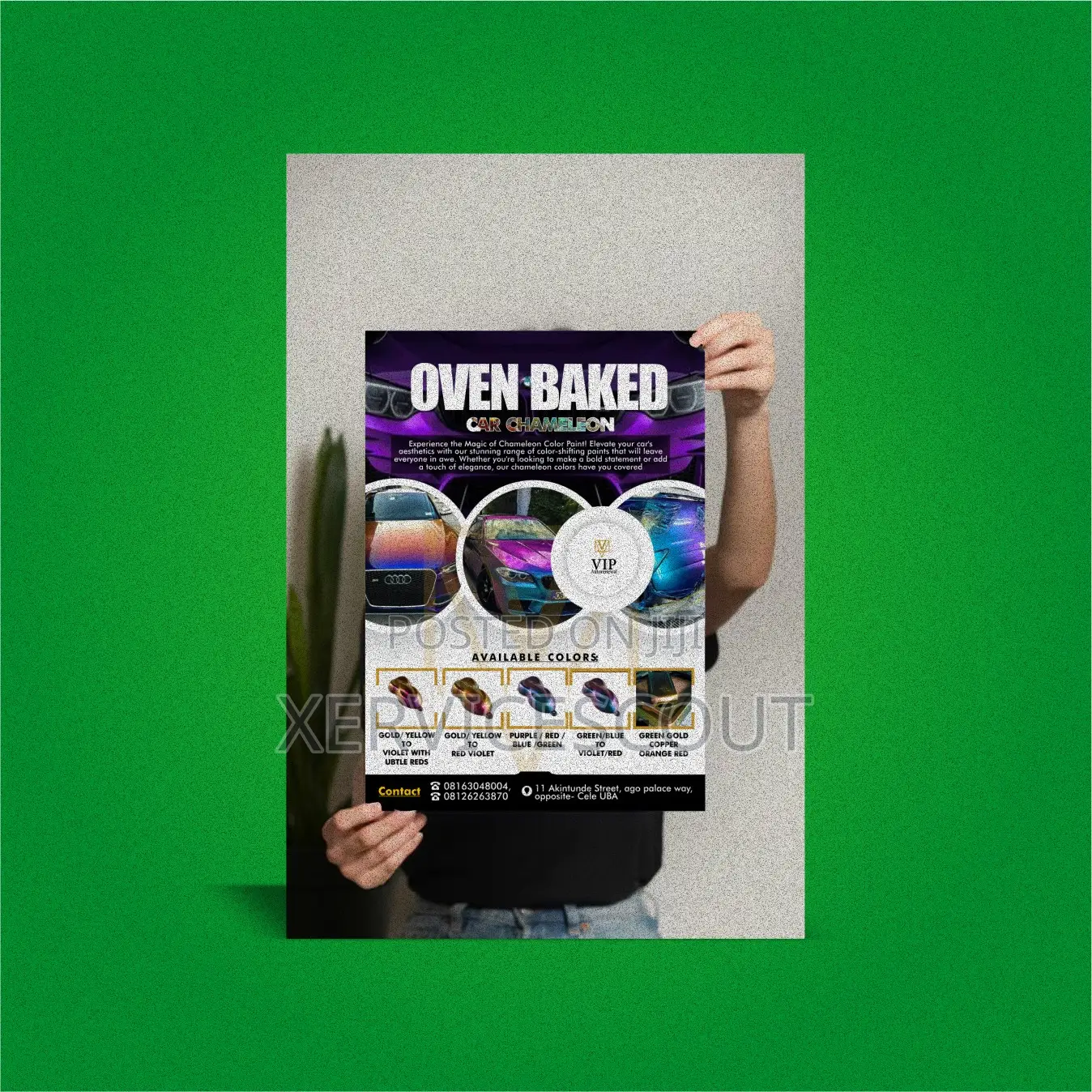 Design and Print Flyers.
