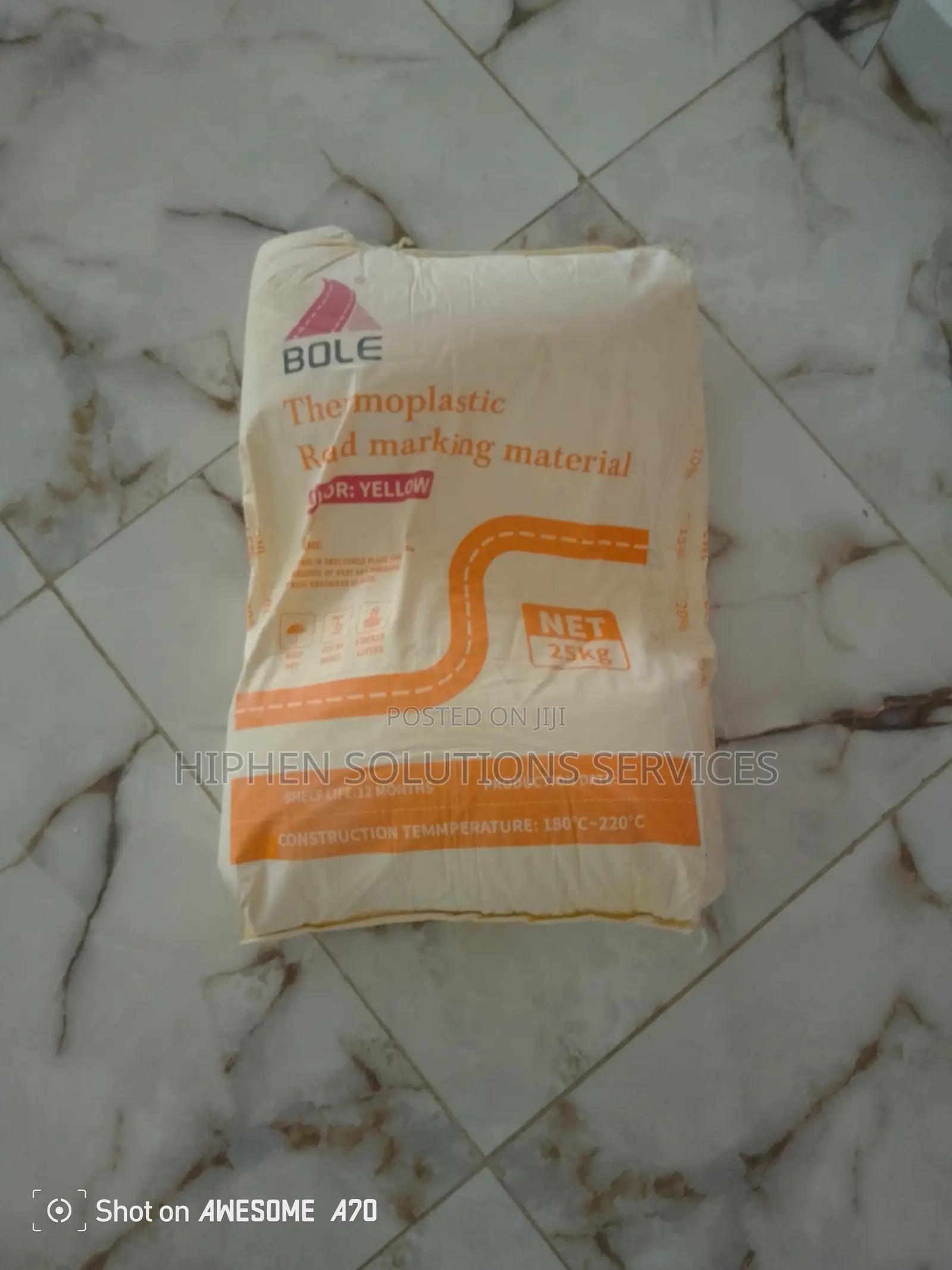White Reflective Thermoplastic Marking Line Paint