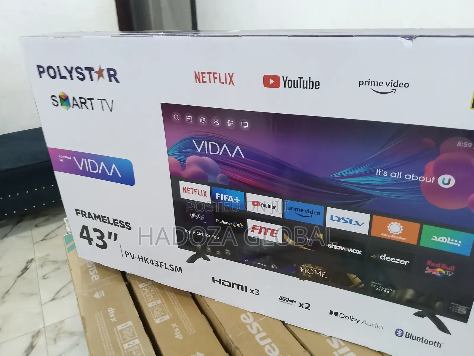 Quality Best Polystar 43" Smart TV