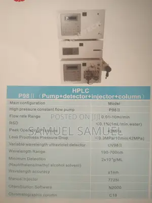 HPLC Model: P98 (Pump,Detector,Injector and Column)