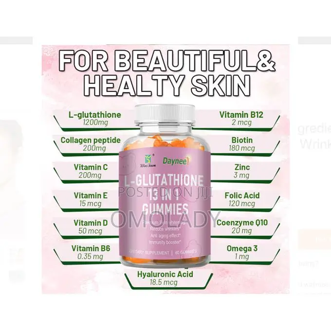 Daynee L-Glutathione Gummies 13in1 Skin Whitening Anti-Age