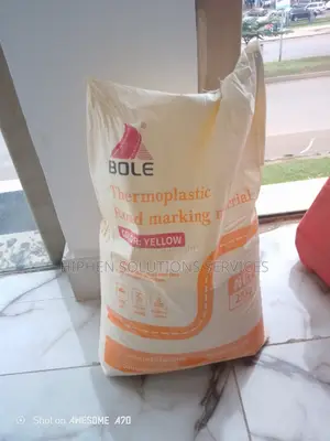Yellow Thermoplastic Road Marking Paint 25kg
