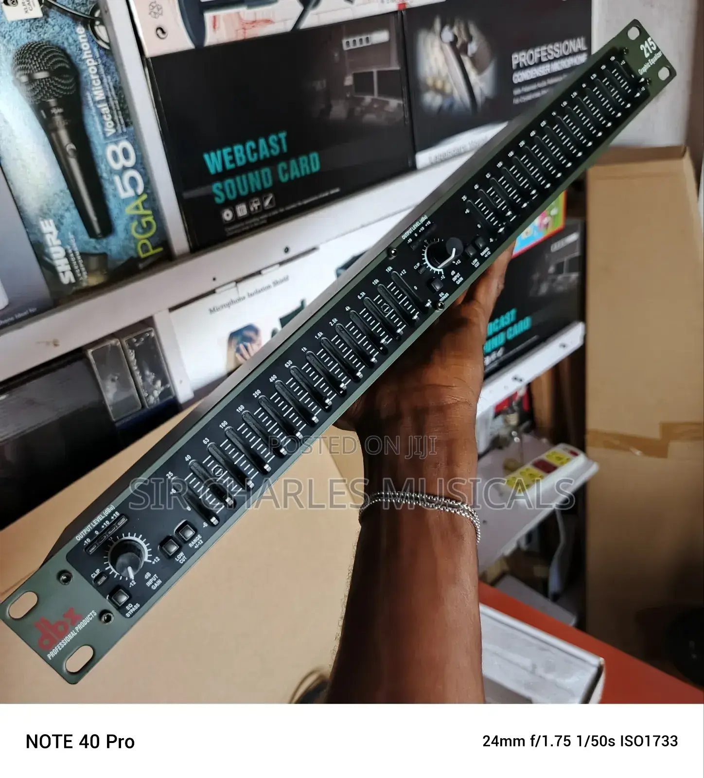 DBX Single Equalizer