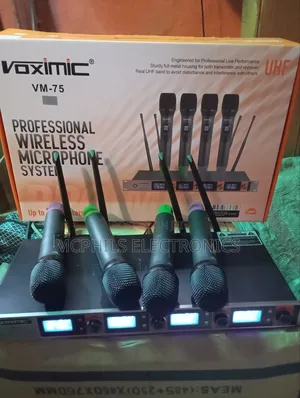 Photo - Voximic Professional Uhf Wireless Microphone System