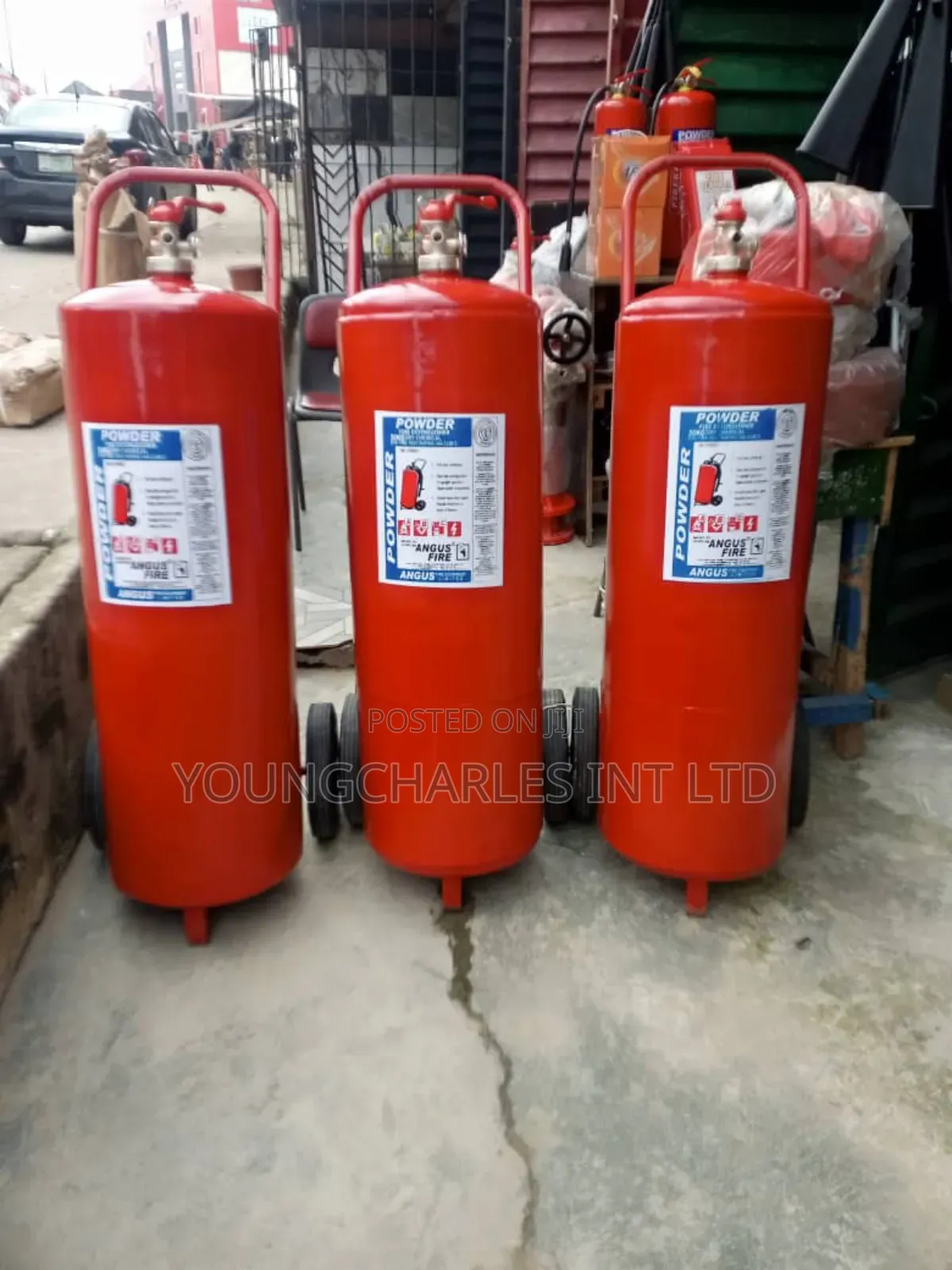 50kg Powder Fire Extinguisher.