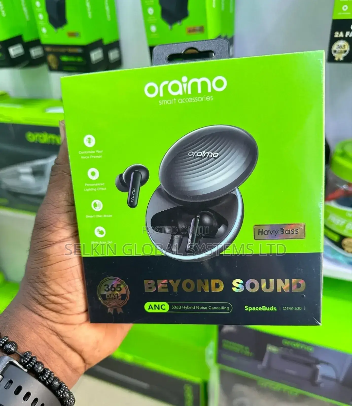 Oraimo Bluetooth Space Buds With Noise Cancellation