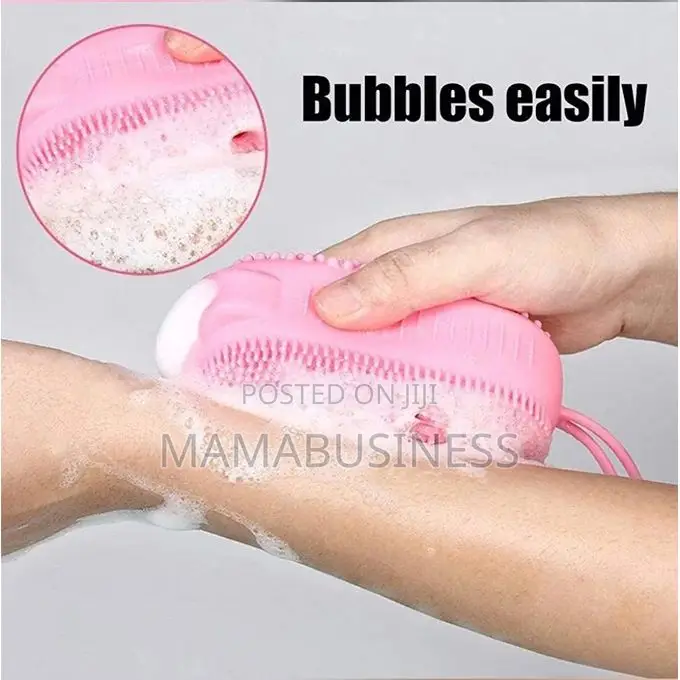 Silicone Bubble Bath Spa Scrubbing Brush -1pc
