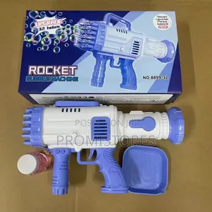 Bazooka Bubble Gun 32holes With Sling And USB Charging Cable