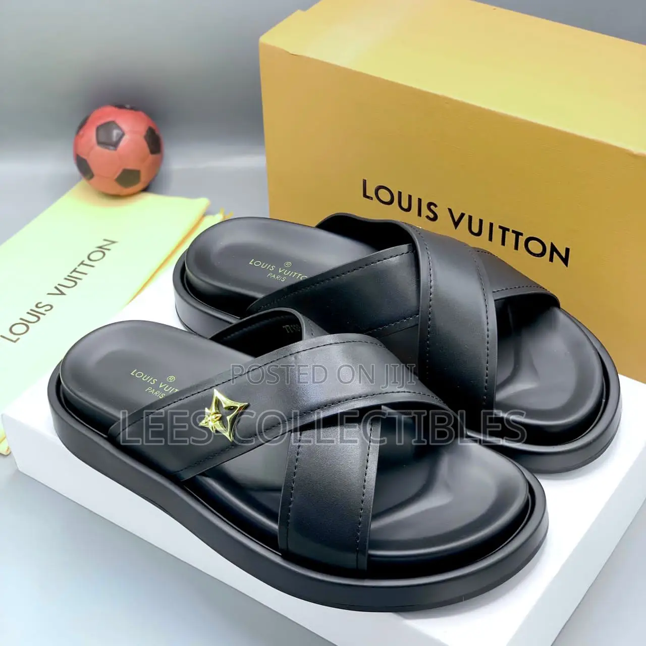 Quality Louis Vuitton Cross Slippers