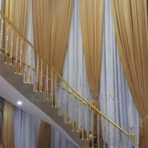 Gold Color Curtains 3800 Per Yard