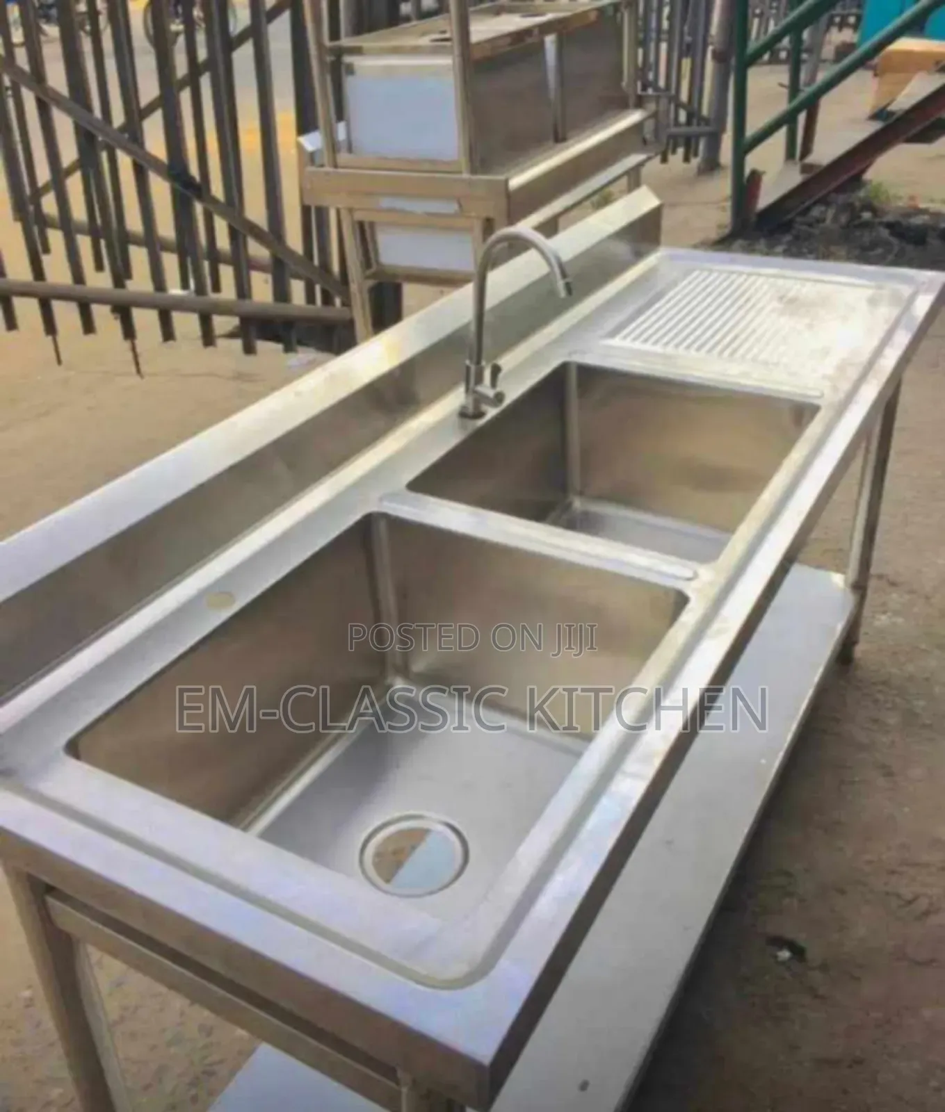Two Chamber Sink