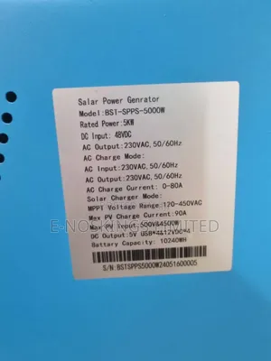Entelechy 5000watts Solar Power Generator
