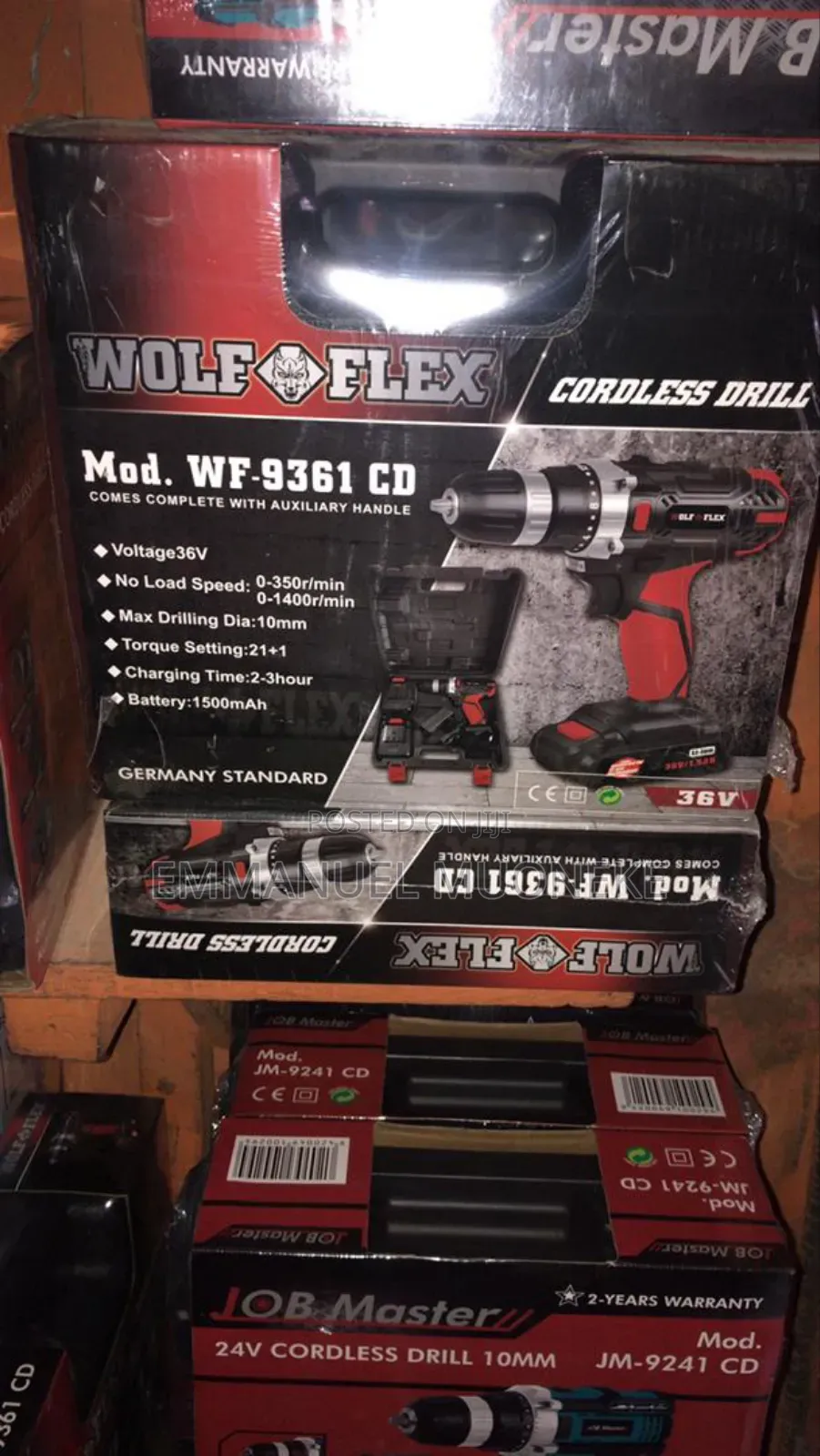 Wolf Flex Drill Cordless
