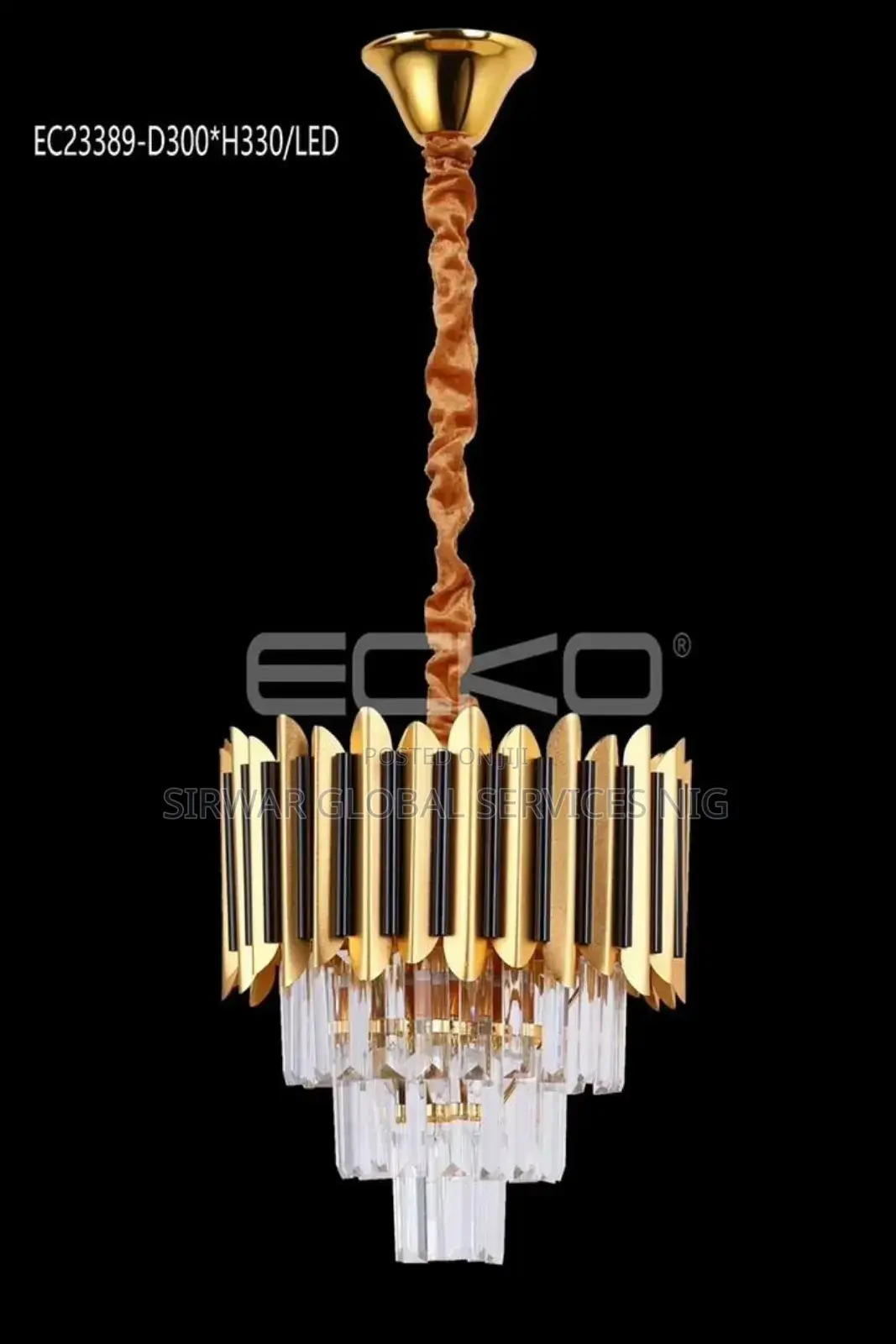 Crystal Chandelier Mounted Light