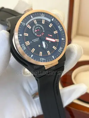 Porsche Design Chronograph Rubber Strap Wristwatch