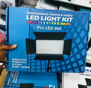 Led Pro 800 Photo and Video Led Light Kit Varicolour