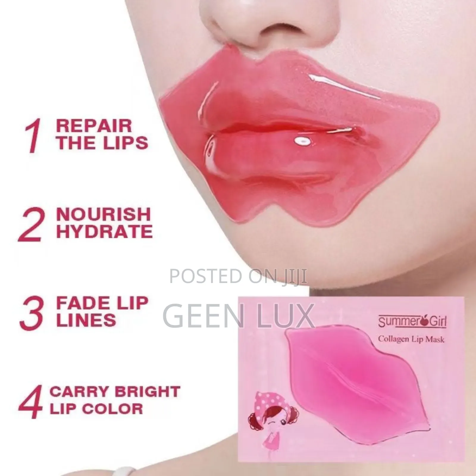 Fast Result Pink Lips Balm and Hydrating Mask for Pinklips