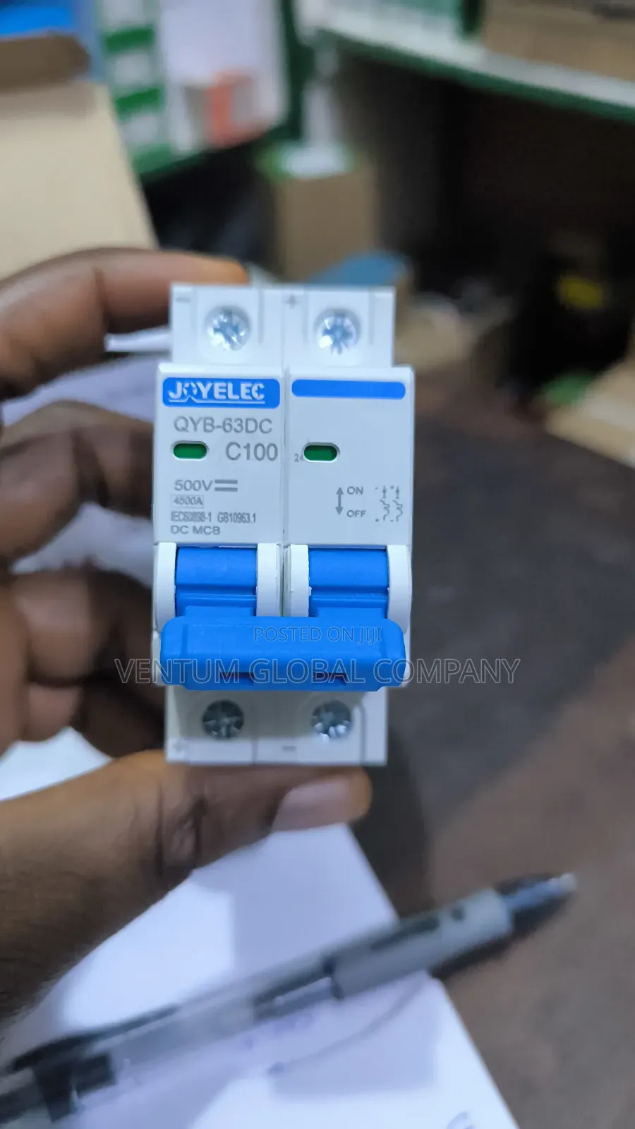 Direct Current Circuit Breaker 2pole 500-1000v