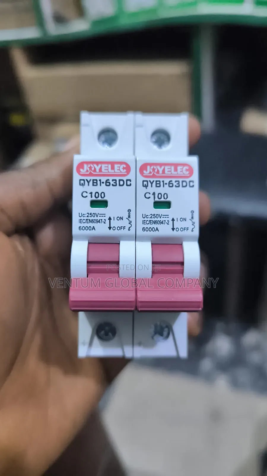 Direct Current Circuit Breaker 2pole 500-1000v