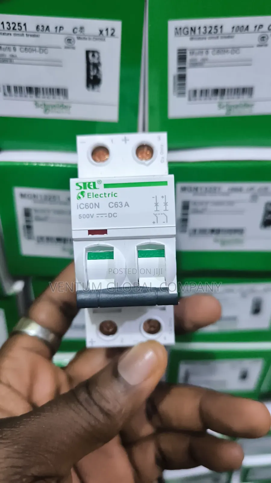 Direct Current Circuit Breaker 2pole 500-1000v