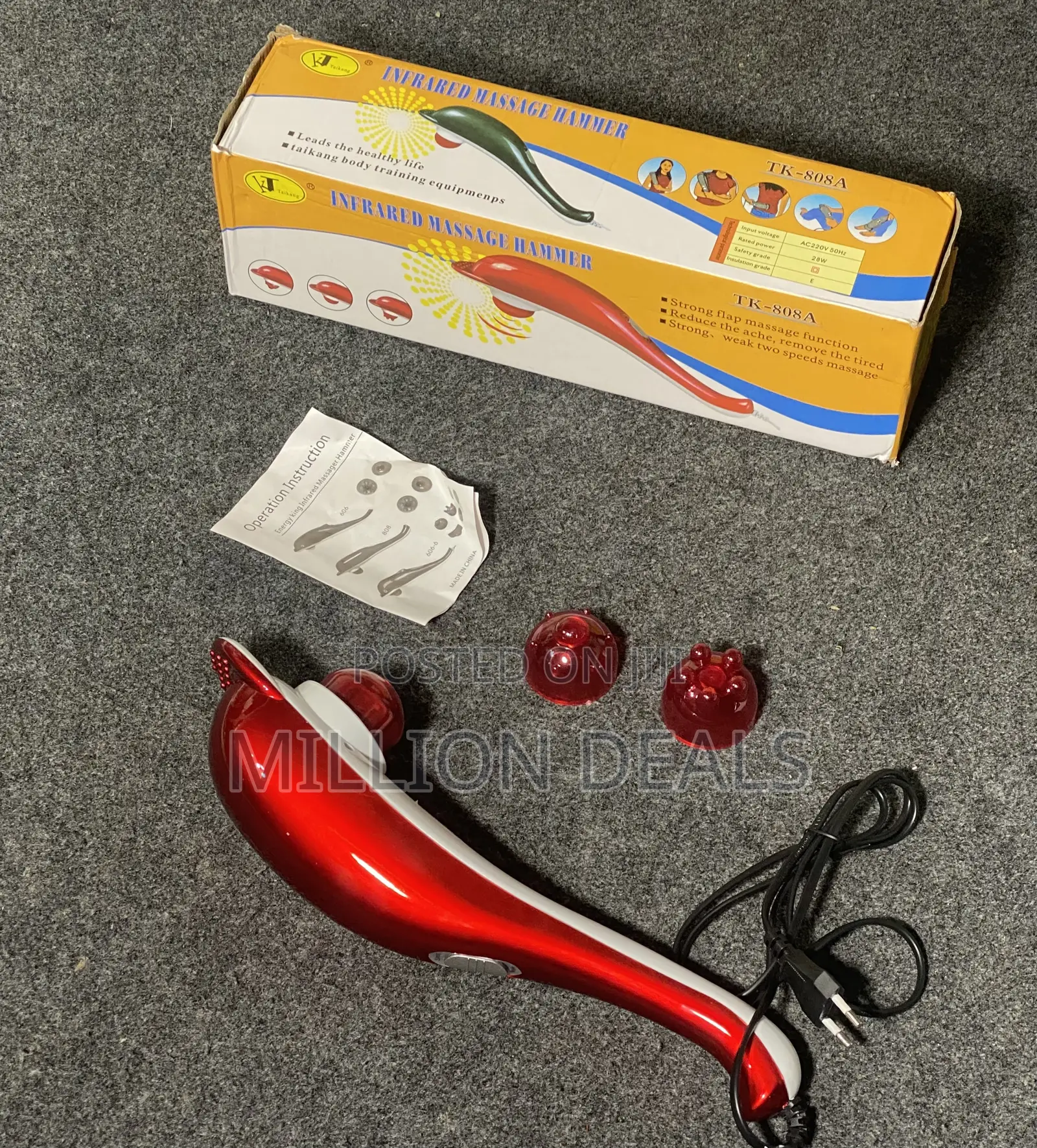 Portable Infrared Unique Hammer Massager