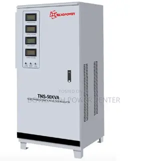 50kva 3 Phase Servo Motor Voltage Stabilizer With LED Disp