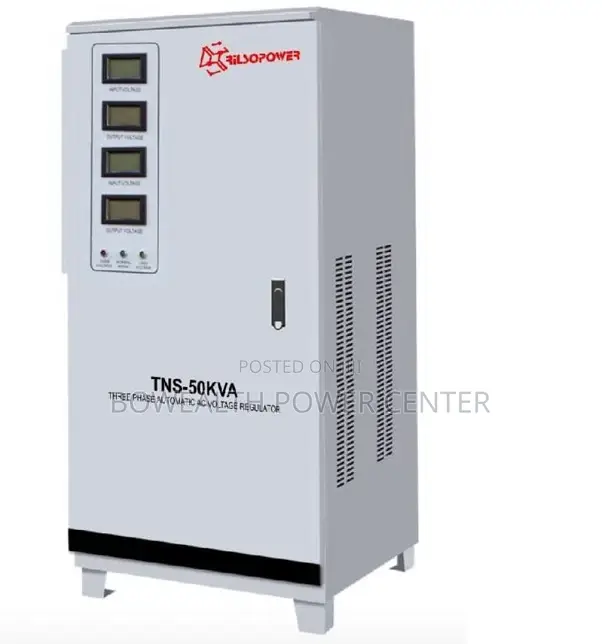 50kva 3 Phase Servo Motor Voltage Stabilizer With LED Disp