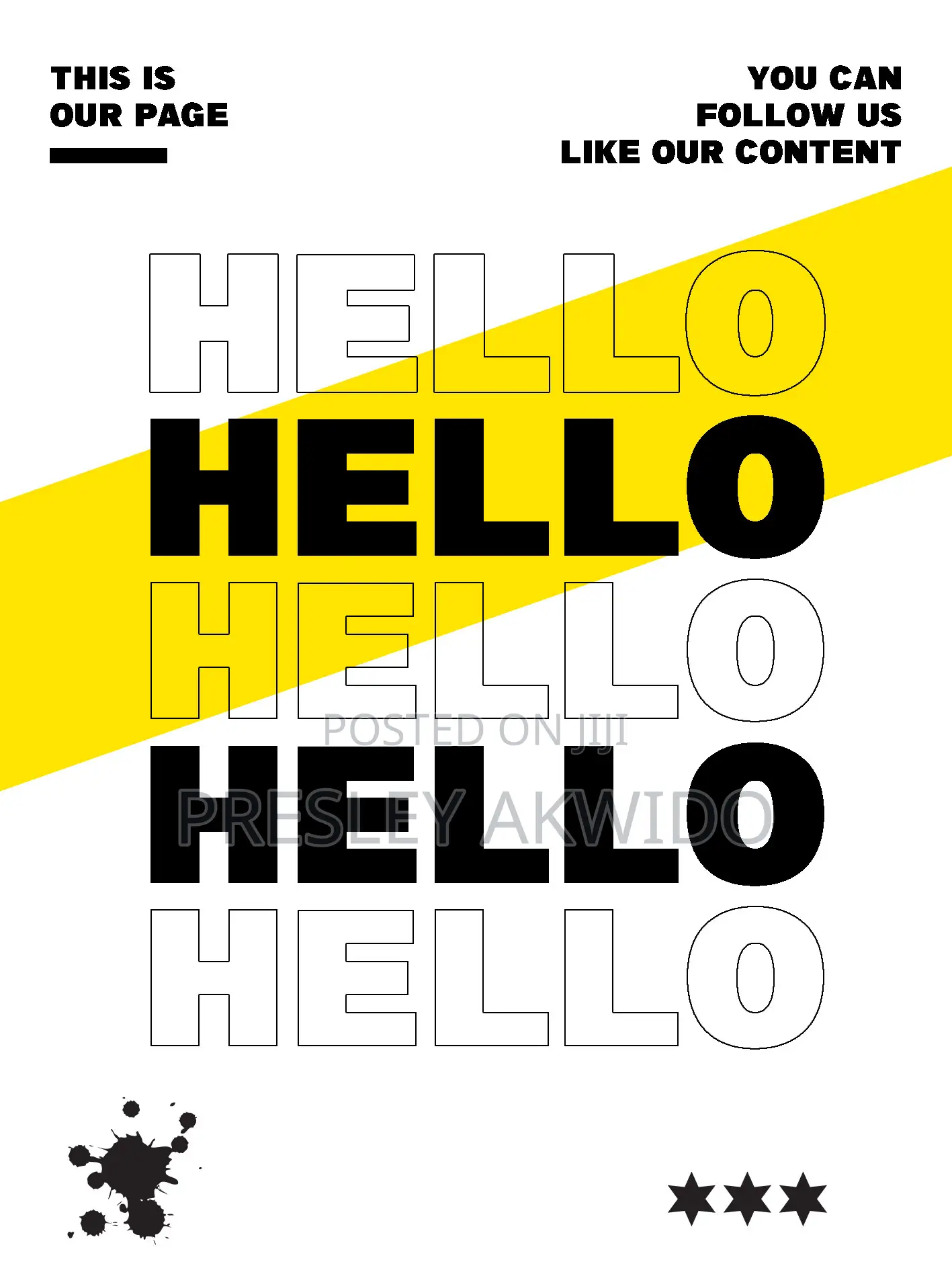 Graphic Design (Flyers, Book Covers, Package Design Etc)