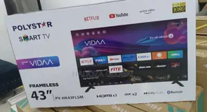 Polystar 43" Smart Tv -Brand New (PV-HK43FLSM)Best